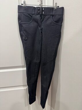 Halter Ego Evolution Heritage Black Denim Breech Full Seat